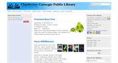 Desktop Screenshot of charlestonlibrary.org